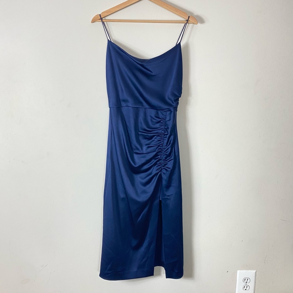 Alice + Olivia Navy Midi Dress - Picture 8 of 16